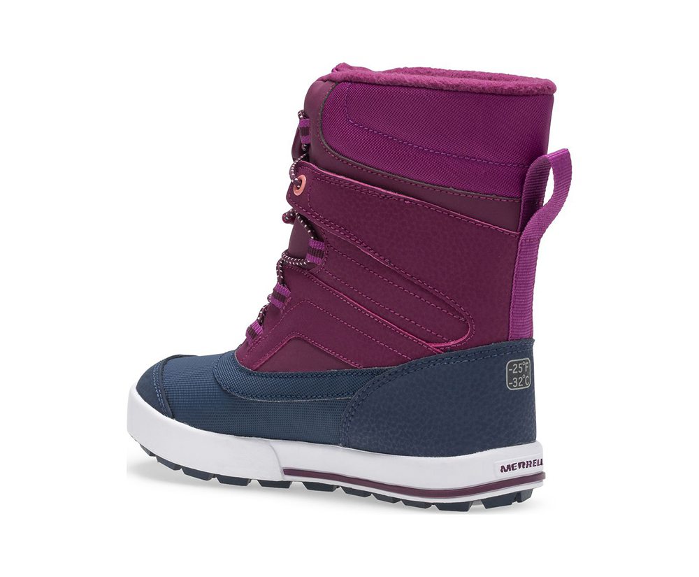 Merrell Støvler Børn - Snow Bank 2.0 - Pink/Blå - FRB169803